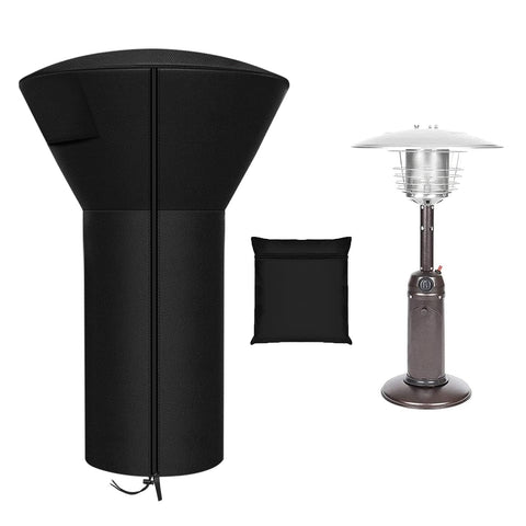 SIRUITON table-top heater cover with zipper protects from rain.