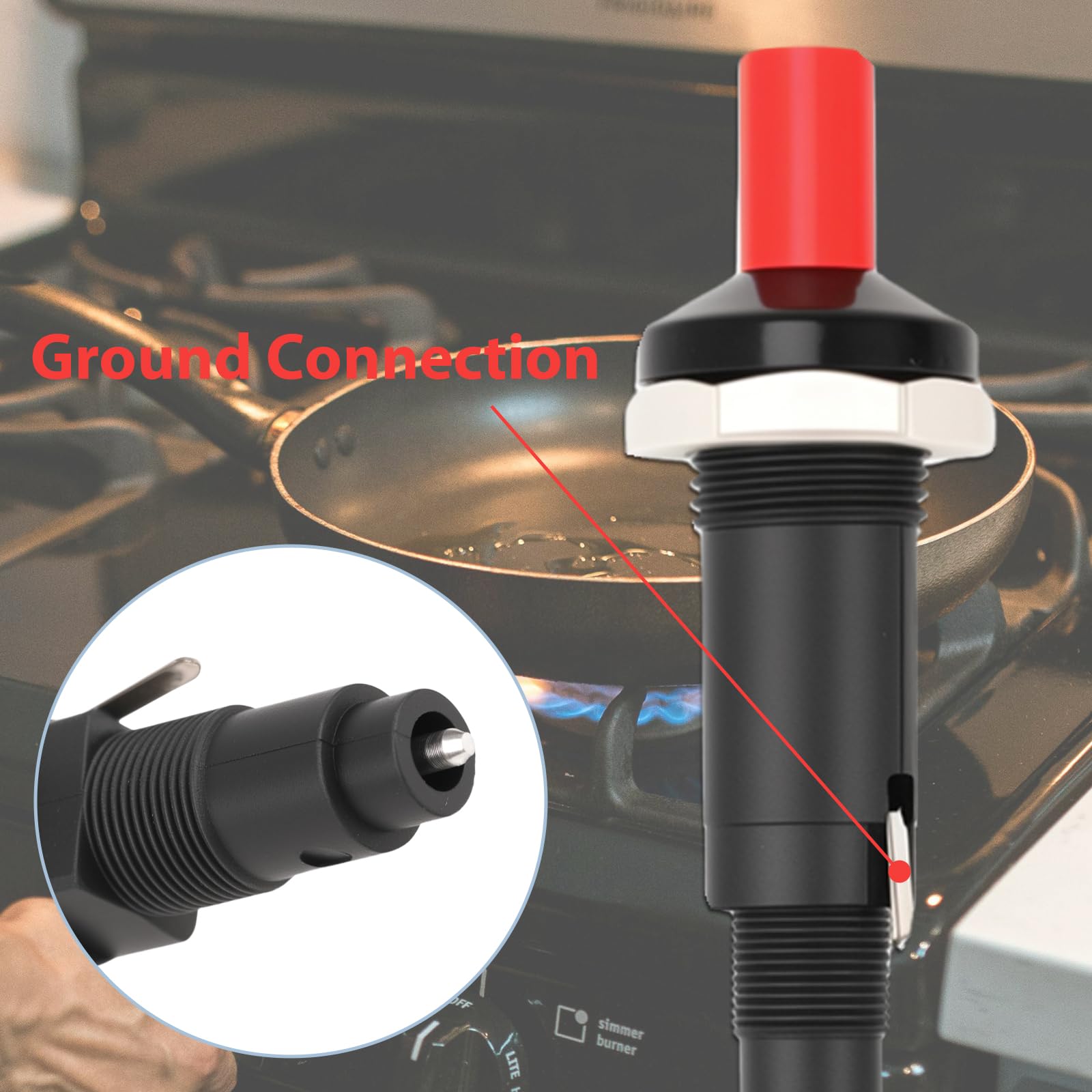 Ceramic and metal construction for durable ignition components
