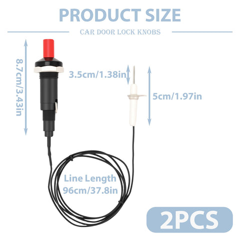 SISABAMA ignition wire length 96 cm enables flexible placement