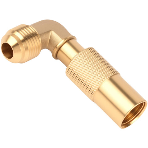 SISABAMA brass elbow adapter close-up highlighting durable outdoor build