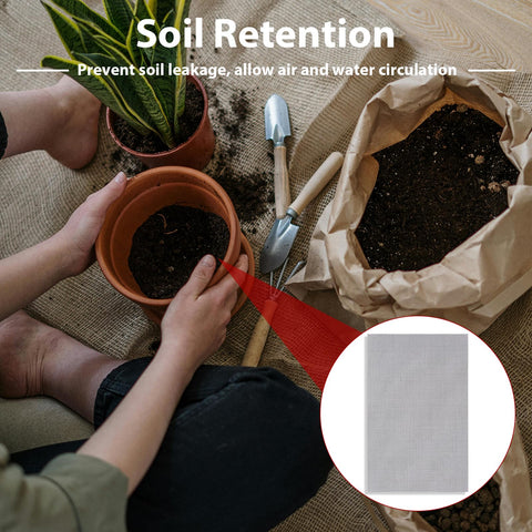 SISABAMA soil-retention mesh pad prevents soil leakage while ensuring air and water flow.