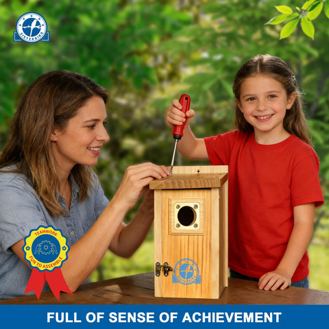 SISTERBIRD bluebird houses in weatherproof wood withstand wind and rain