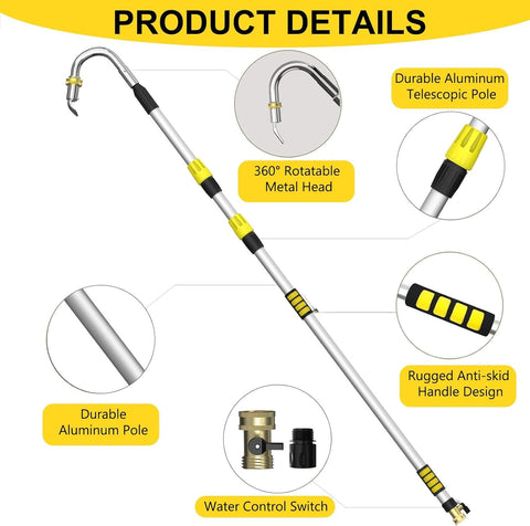 SISUPASSIE heavy-duty wand delivers sturdy performance for regular gutter maintenance.