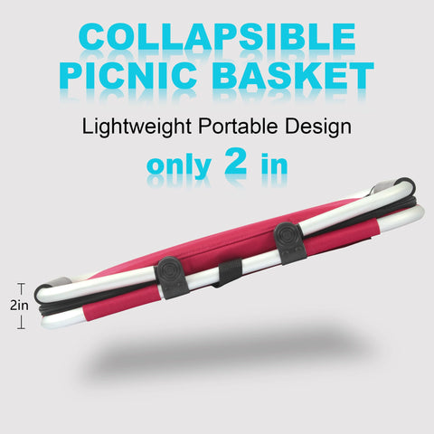 SIYUAN foldable basket with dual handles for comfortable carrying on the go.