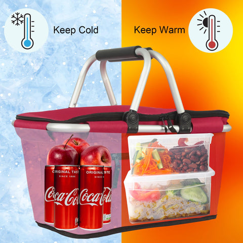 SIYUAN durable zipper closure helps maintain food temperature outdoors.