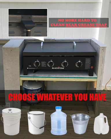 Sivsis 3-5ft silicone hose reaches a convenient grease container