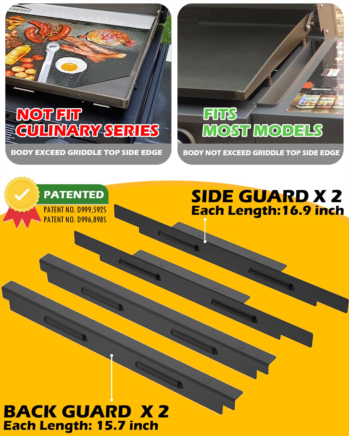 Sivsis secure bottom-edge magnet design keeps the wind guard stable during grilling.
