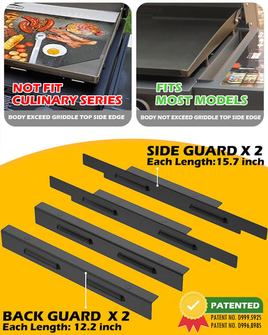 Sivsis wind guard patent design, secure bottom-edge magnetic mounting