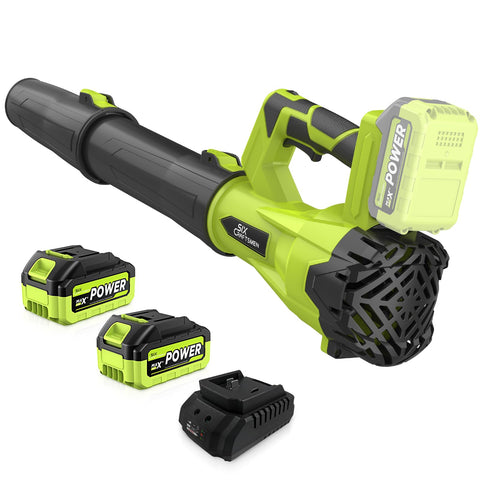 Six Craftsmen Leaf Blower with battery pack for extended yard sessions.