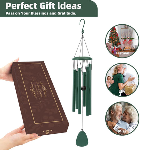 SixBEE wind chime on a balcony enhances outdoor decor with light, airy notes.