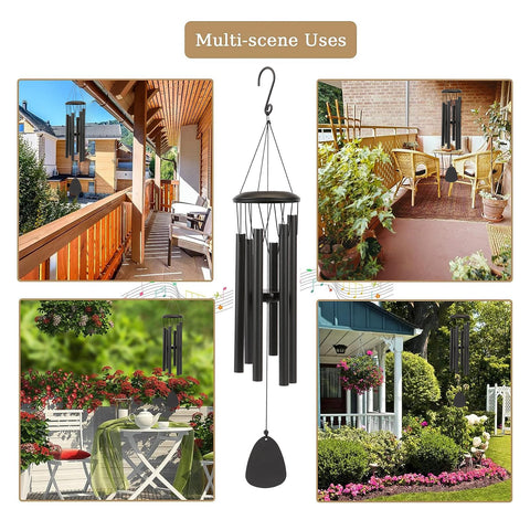 SIXBEE durable outdoor wind chime ideal for year-round decoration.