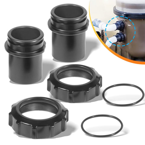 SixCow DE2400PAK2CS O-rings and slip connectors ensure a tight seal for Hayward SwimClear filters.