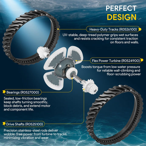 sixcow MX8 Elite kit bearings resist corrosion in saltwater pools.
