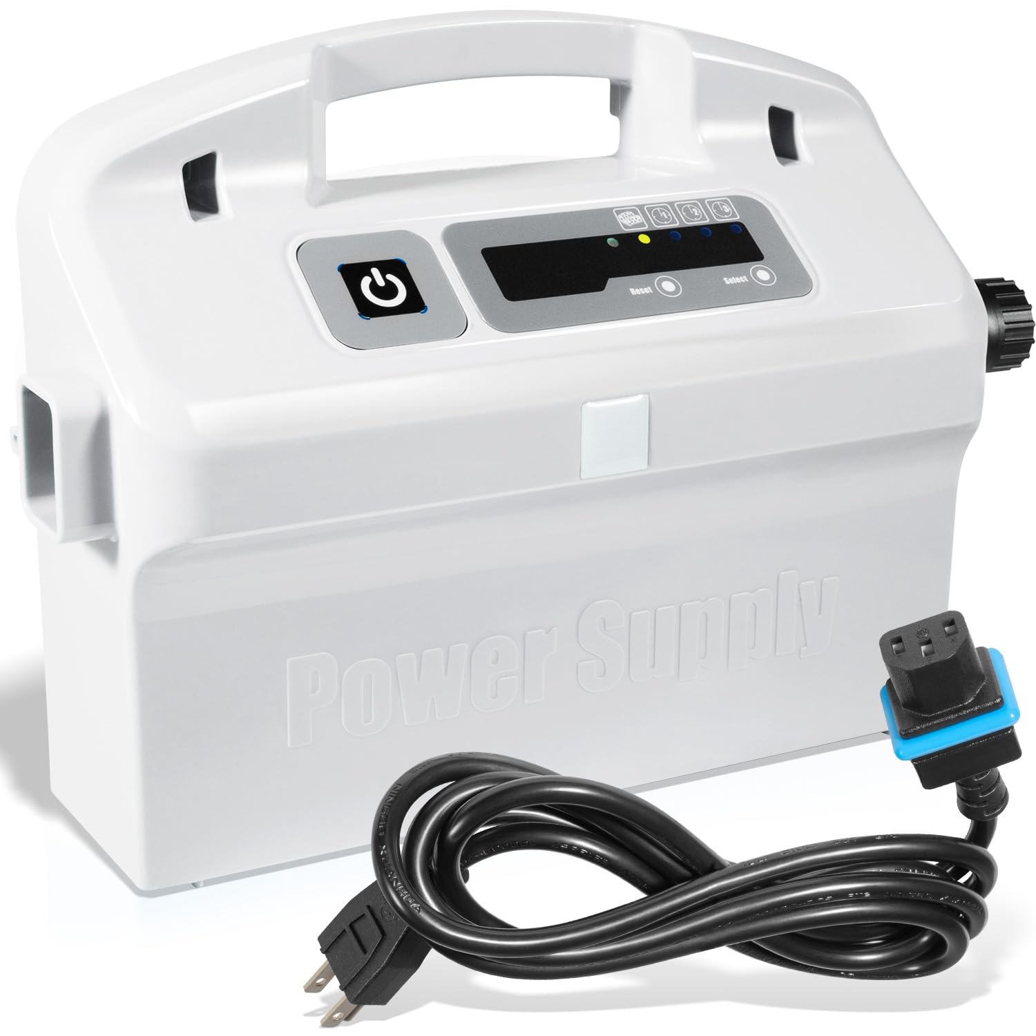 Sixcow power supply includes durable cord and warranty packaging.