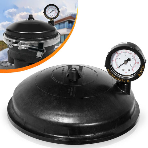 Sixcow Paramount valve top dome assembly with gauge highlights precise readings for reliable cycles.