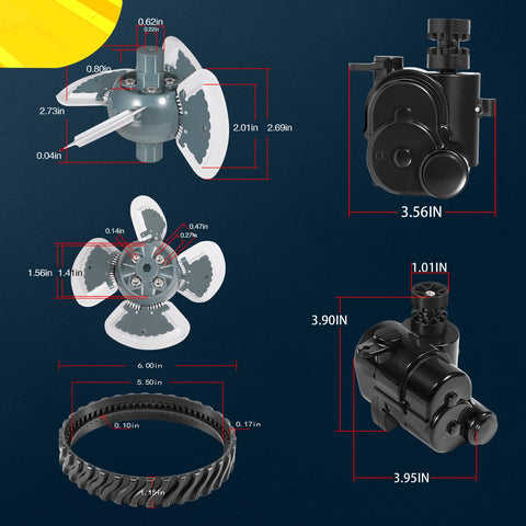 Sixcow Drive Shafts (R0525100) deliver reliable propulsion and smoother rotation