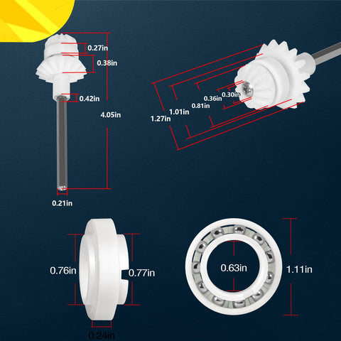 Sixcow Bearings (R0527000) reduce wear for quiet, lasting operation
