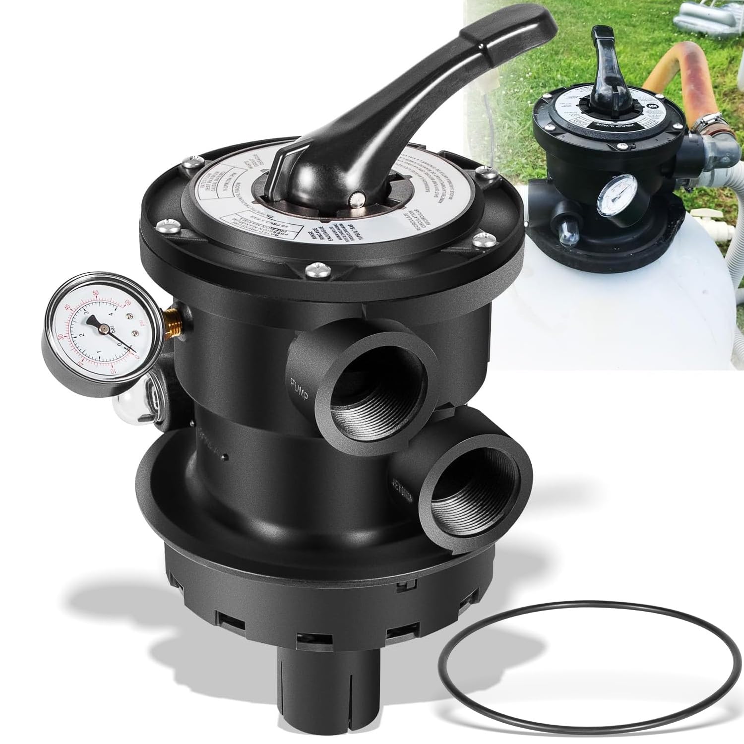 Sixcow SP0714T Vari-Flo XL top view, easy Hayward replacement