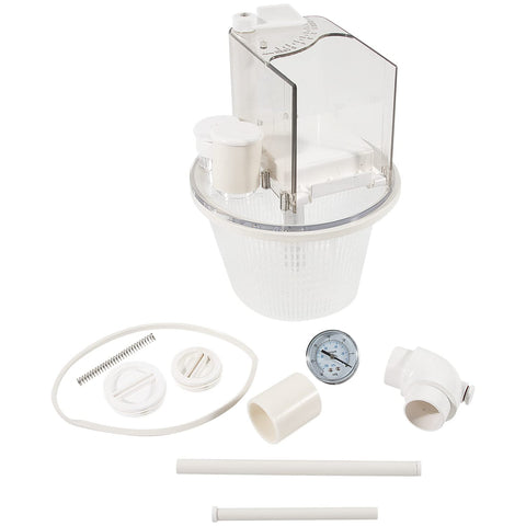 Sixcow basket offers large capacity to store leaves and debris.