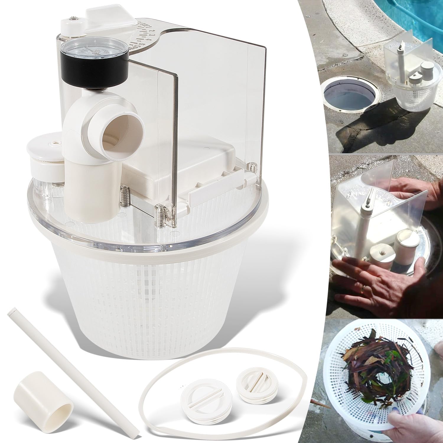 Sixcow durable PVC construction resists water and corrosion over time.