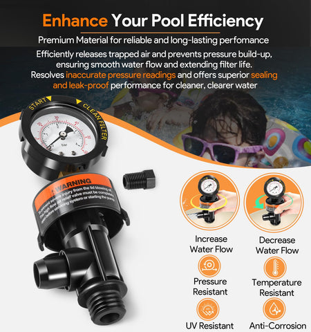 Sixcow valve body with durable construction for long lasting pool performance