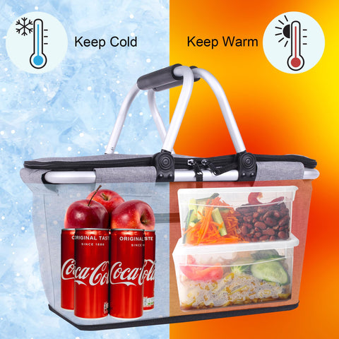 Durable aluminum frame of the SIYUAN basket resists warping during use.