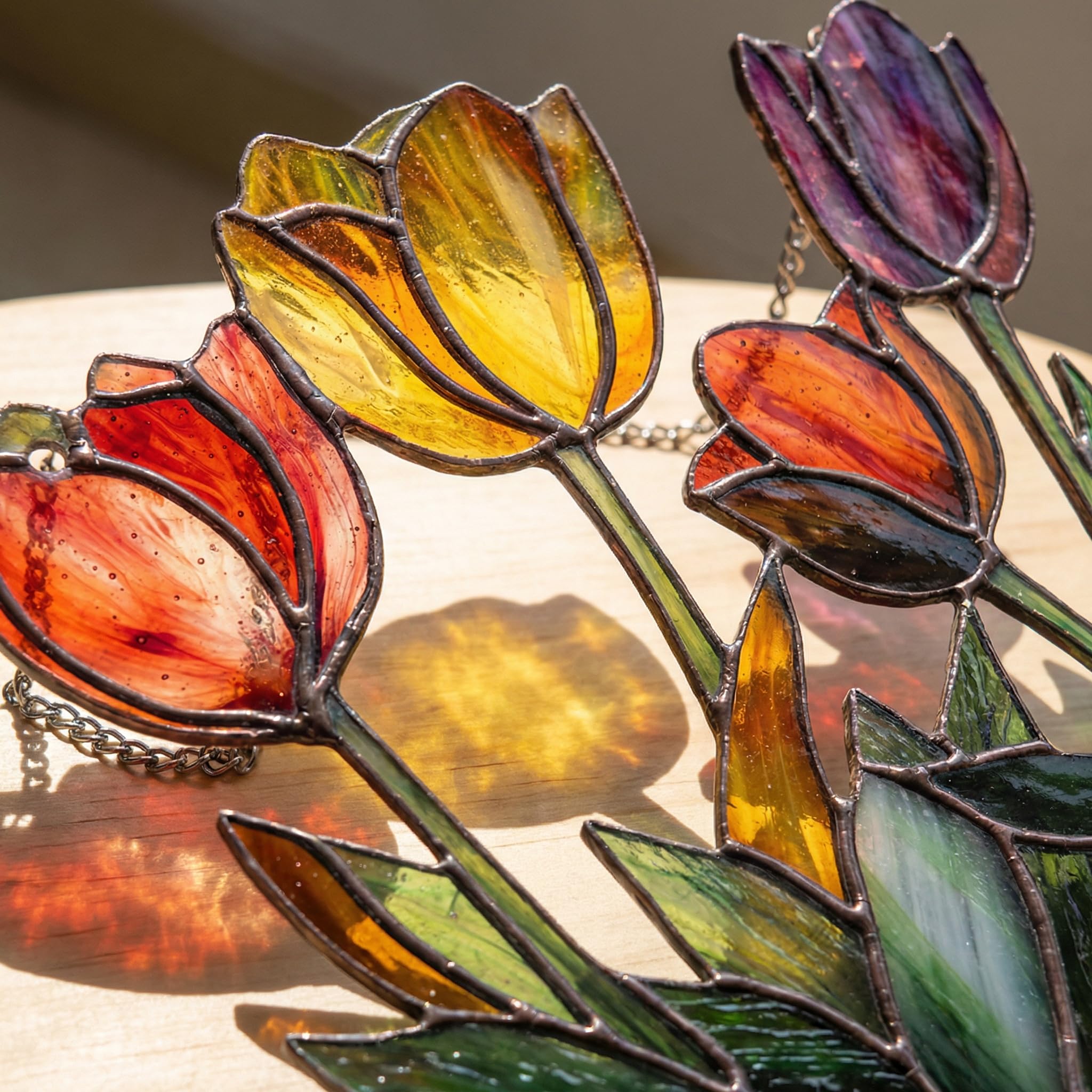 Sizavi Tulip suncatcher gift packaging ready for gifting occasions
