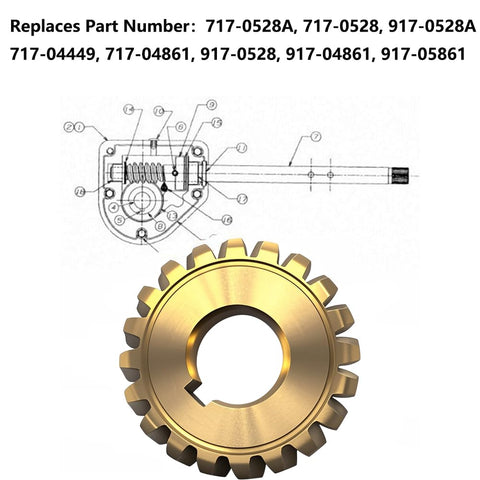 SizendHK 20-teeth gear is compatible with 40-42 inch snowblowers for dependable performance.