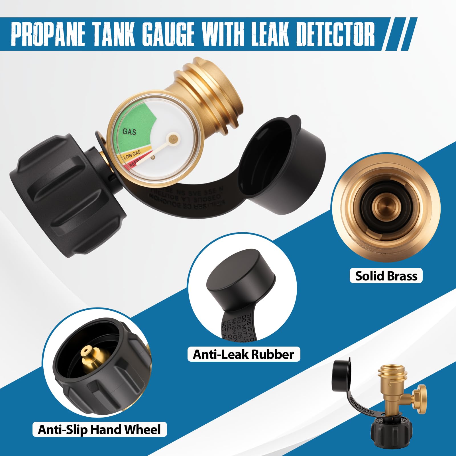 Siziviki brass construction with protective dust cover stands up to outdoor conditions.