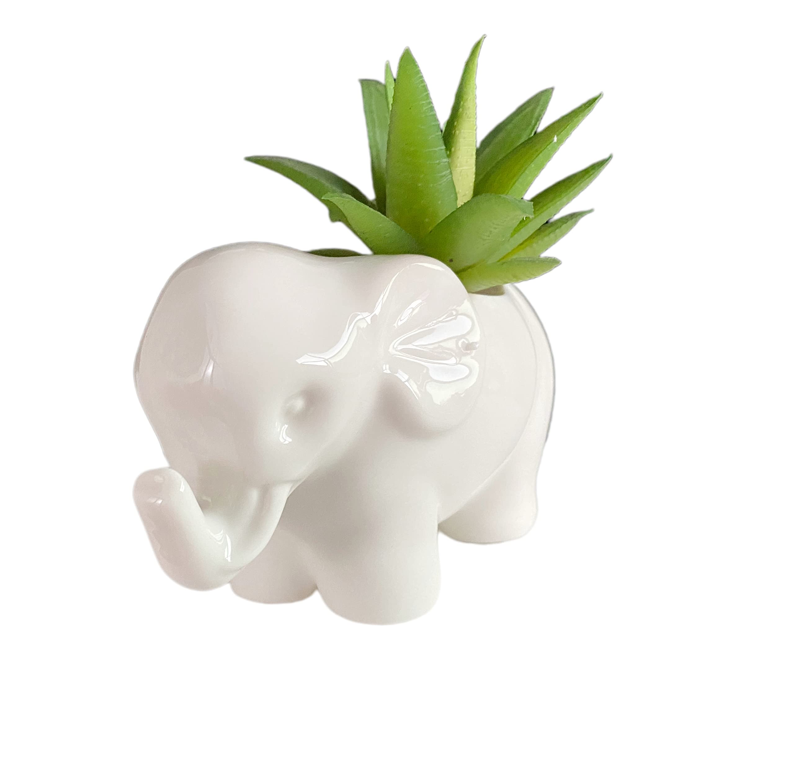 SJBAG elephant planter shows drainage hole for healthy plant root airflow
