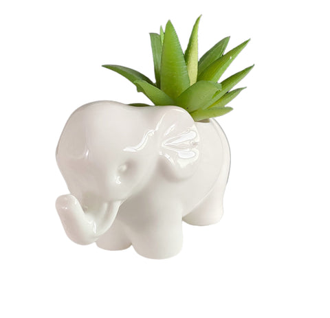 SJBAG elephant planter shows drainage hole for healthy plant root airflow