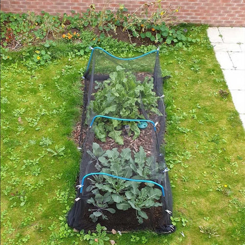 SJHmoo plant-protection mesh helps monitor growth while deterring pests
