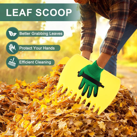 SJPLZQC 32-gallon leaf bags offer tear-resistant, reusable yard cleanup capacity