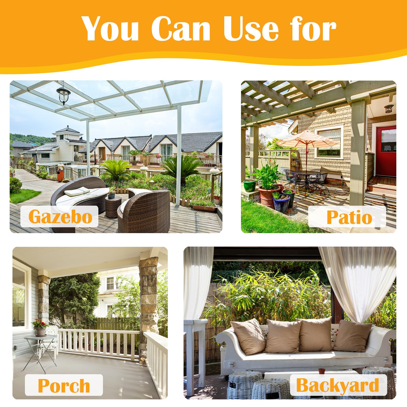 SK Studio machine washable panels enable easy outdoor life maintenance.