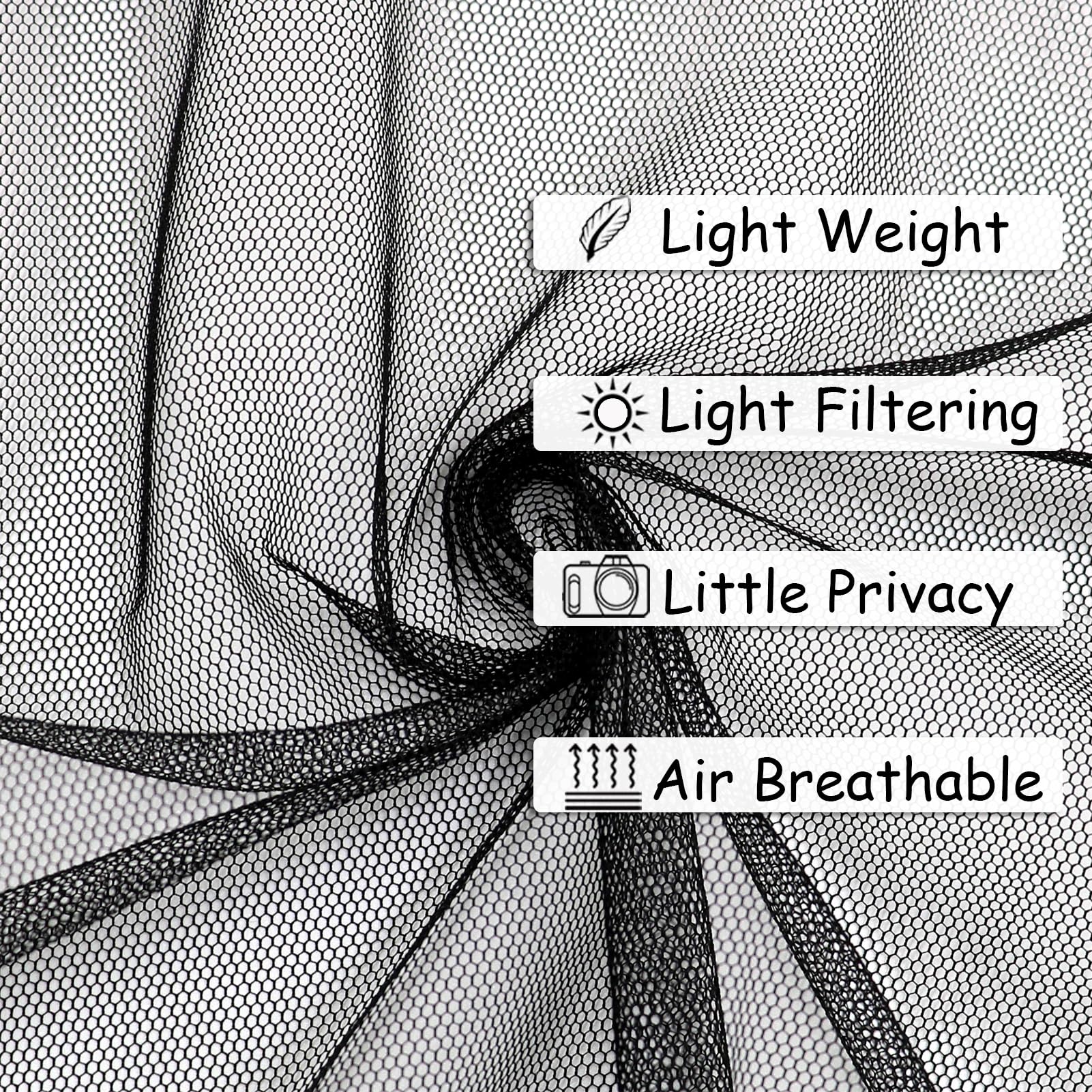 SK Studio fine mesh detail provides privacy while breeze passes through.
