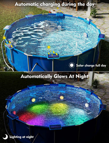 Skairipa IP68 waterproof pool lights operate safely underwater.