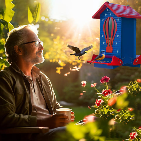 Skaithee anti-chew protection keeps birds safe while decorating your yard.