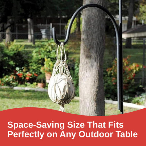 Skeeter Screen macrame netting for hanging diffusion near seating areas