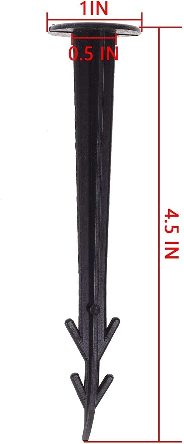 SKEMIX heavy-duty stake secures tarps and tents outdoors