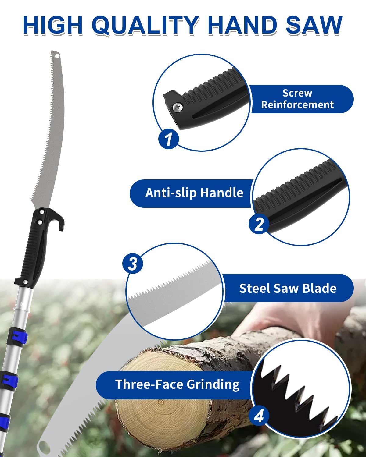 SKGPOLE non-slip foam grip for safer handling in wet conditions