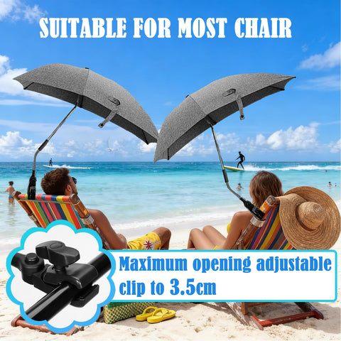 Skibiles 360-degree adjustable canopy follows the sun.