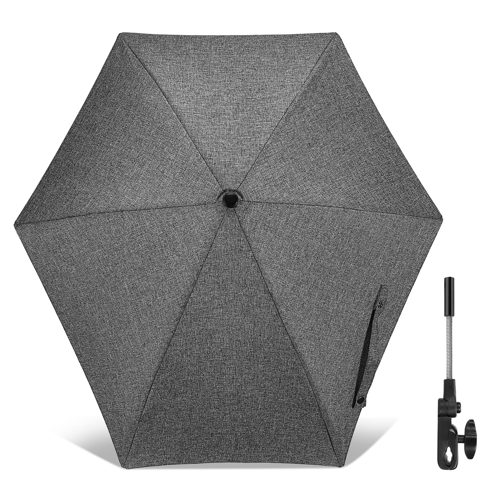 Skibiles chair umbrella 78cm shade protects you from direct sun.