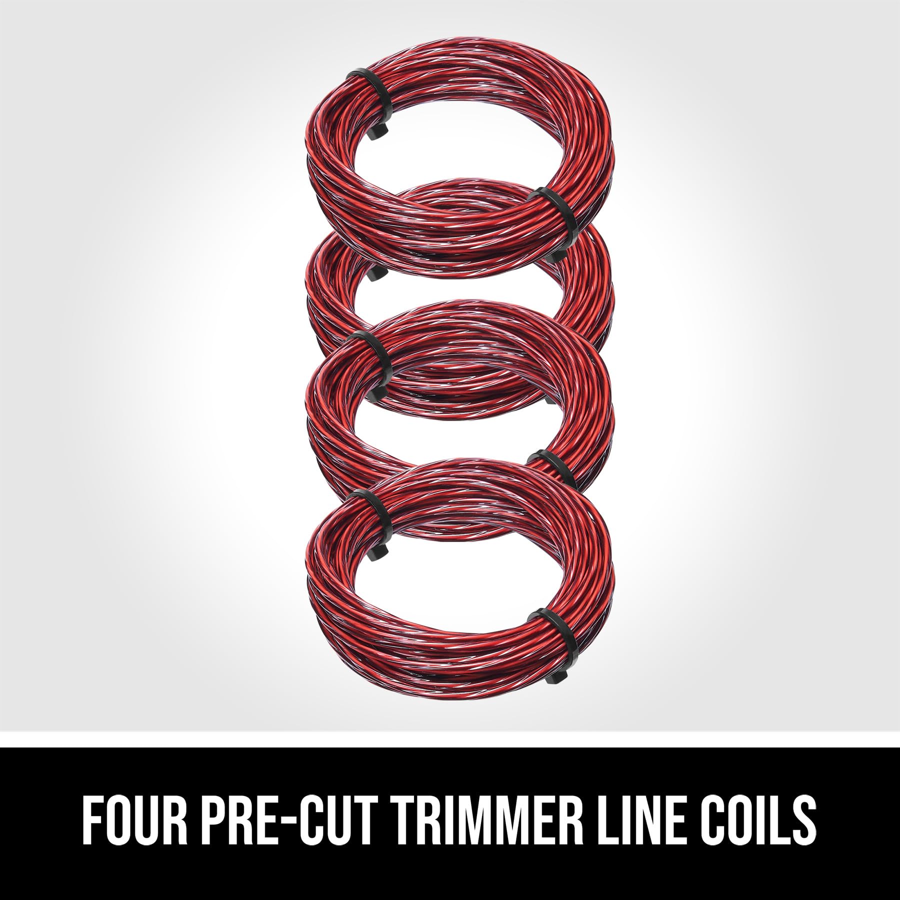 SKIL twisted line close-up showing compatibility with many string trimmers.