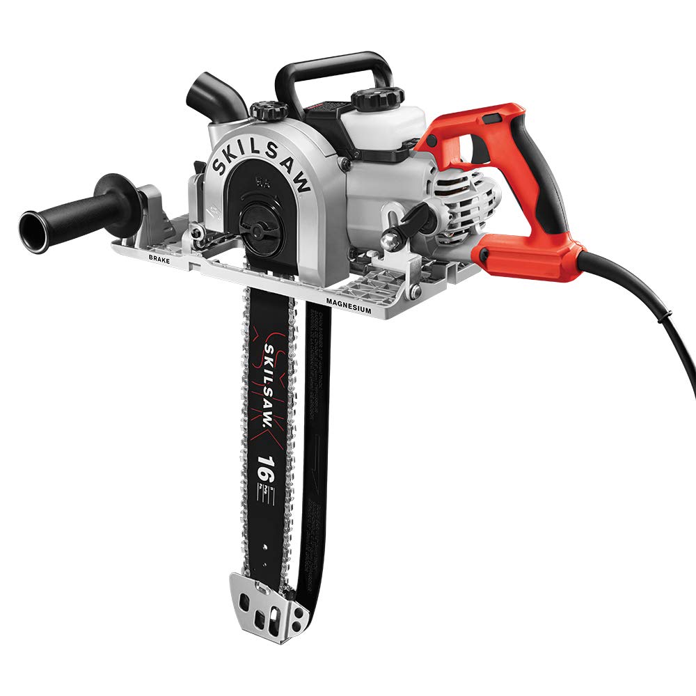SKIL SPT55-11 16in worm drive electric brake adds safety and control