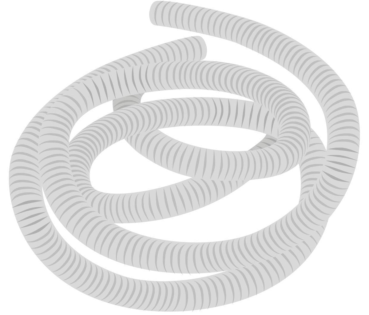 SkimmerMotion 3/4in white flexible hose replacement for deep pools