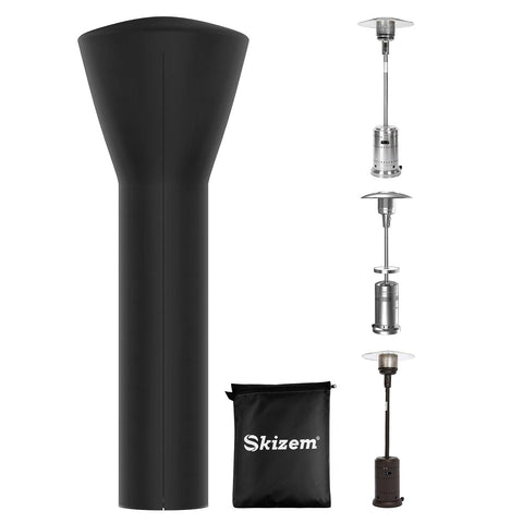 Skizem outdoor patio heater cover with waterproof protection for rainy days