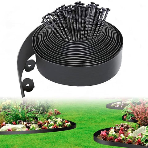 SKWIRRLE 4 in tall landscape edging showcases neat lawn borders and durable performance