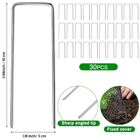 Includes 10 cloches, 10 white and 10 color labels with 30 anchors