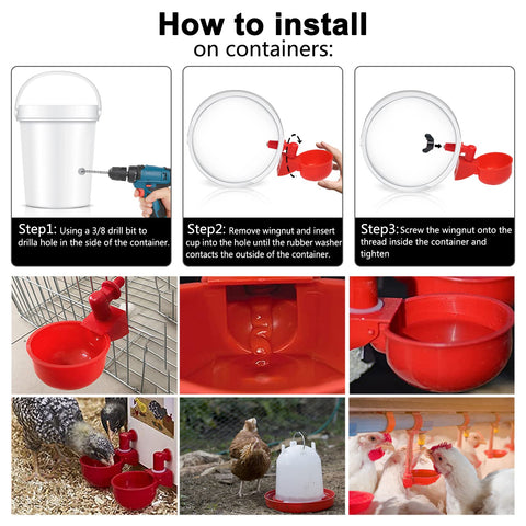 SKWIRRLE water cups are easy to clean and help keep drinking water fresh.