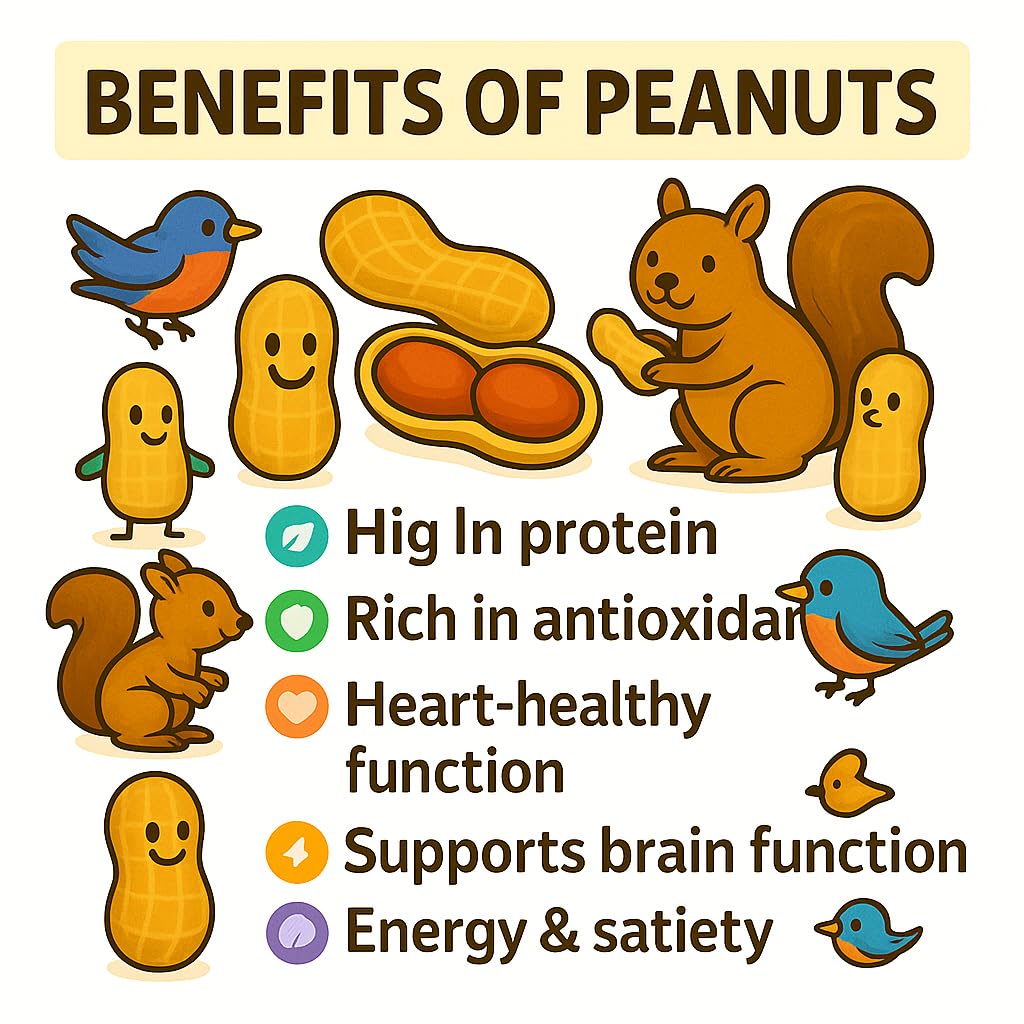 Sky Ecommerce Crazy Nuts USA grown California origin peanuts for wildlife lovers.